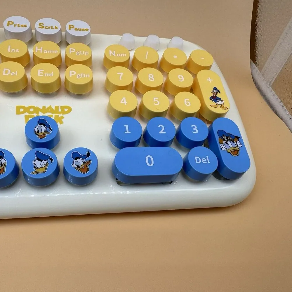 Disney Donald Duck 90th Anniversary Wireless Keyboard & Mouse Set Tested Works